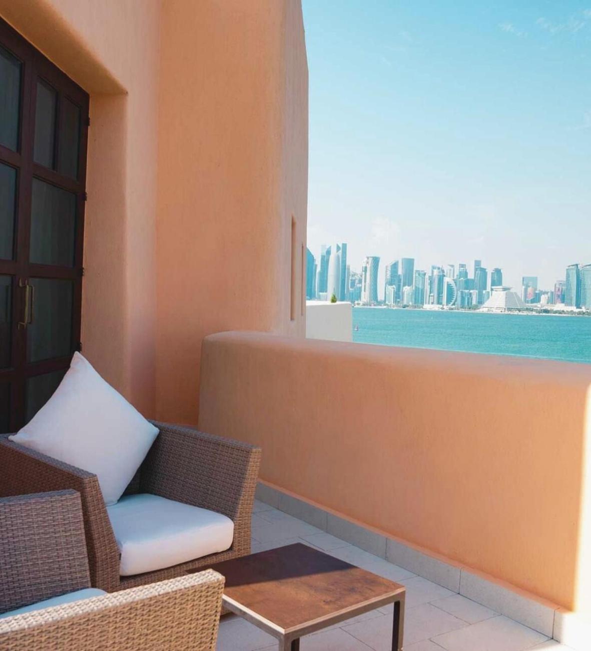 Mina Hotel And Residences By The Torch 도하 외부 사진 View of the Doha skyline from the hotel